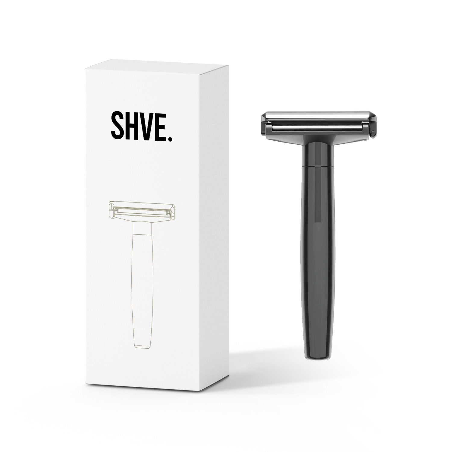 Shiver Razor SHVE. - Razor (Plus 5 Titanium-Coated Razor Blades)